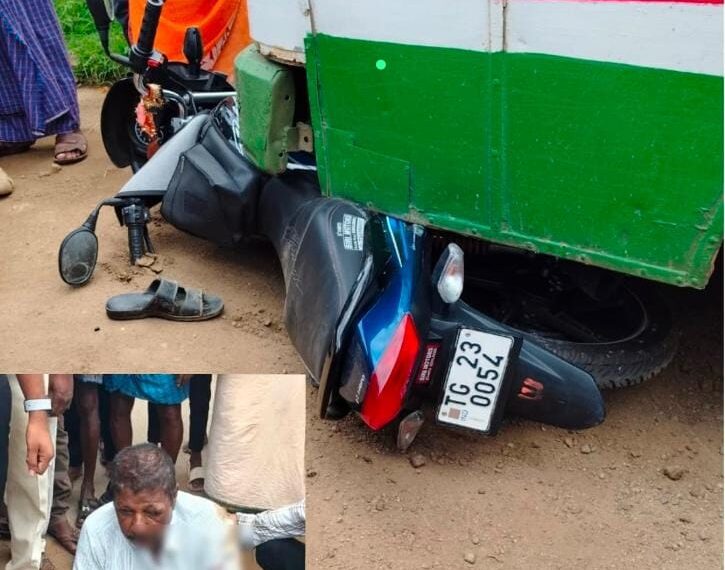 రాజన్న జిల్లాలో బైక్ ఆర్టీసీ బస్సు డి ఒకరికి తీవ్ర గాయాలు